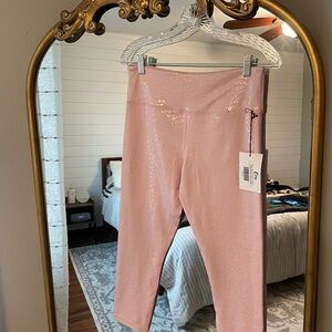 ZYIA Light Pink Sequin Women’s Leggings